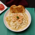 Awnie's Italian Cuisine shrimp pasta meal