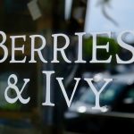 Berries & Ivy window